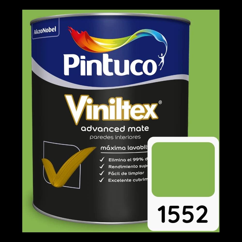Pintura Viniltex Advanced Verde primaveral 1552