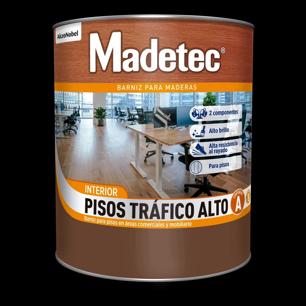 Madetec Pisos alto tráfico Componente A 1550