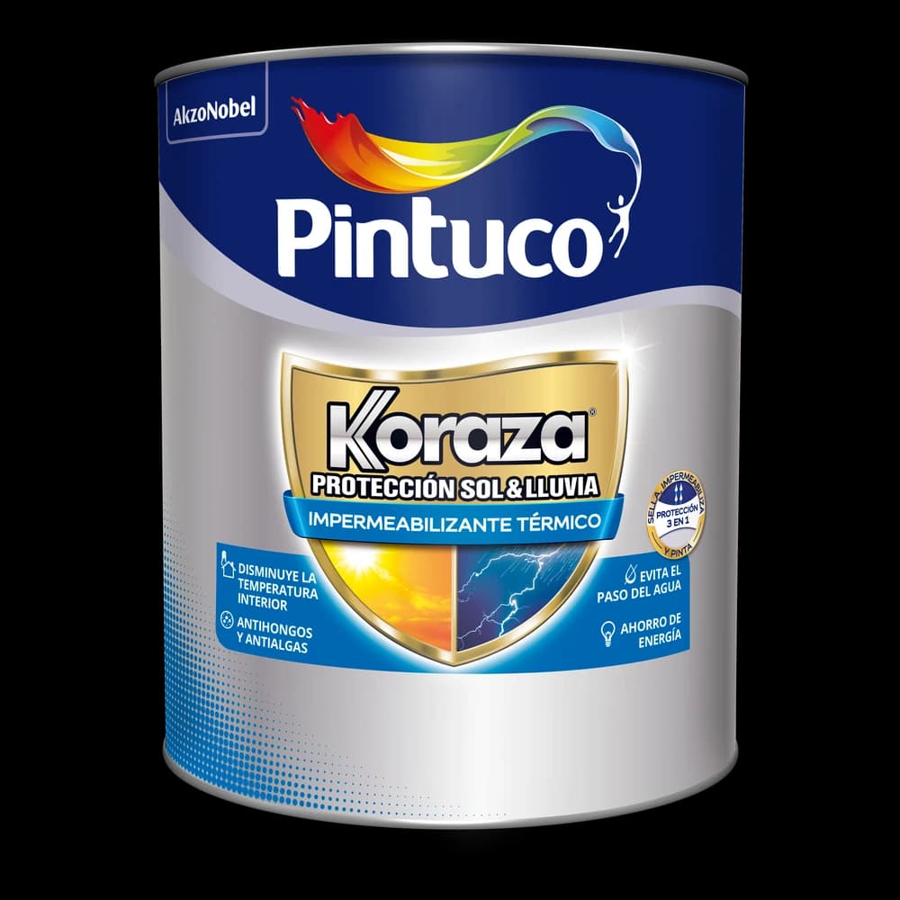 Pintura Koraza Impermeabilizante Térmico Blanco 2630