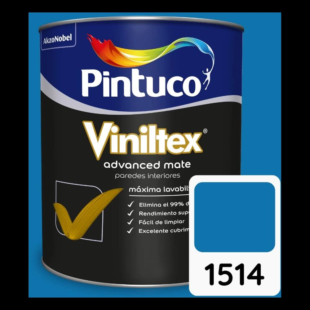 Pintura Viniltex Advanced Azul marino 1514