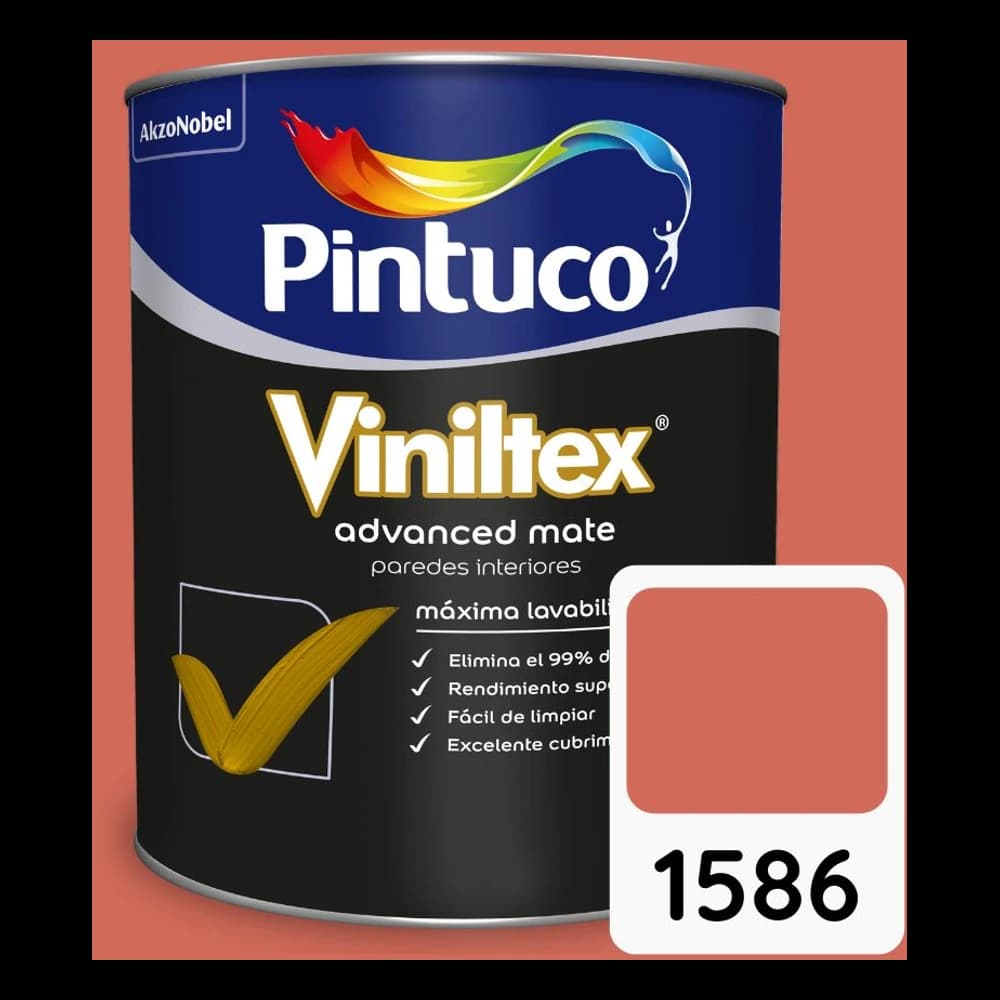Pintura Viniltex Advanced Arrecife 1586 Galón 3.79 L