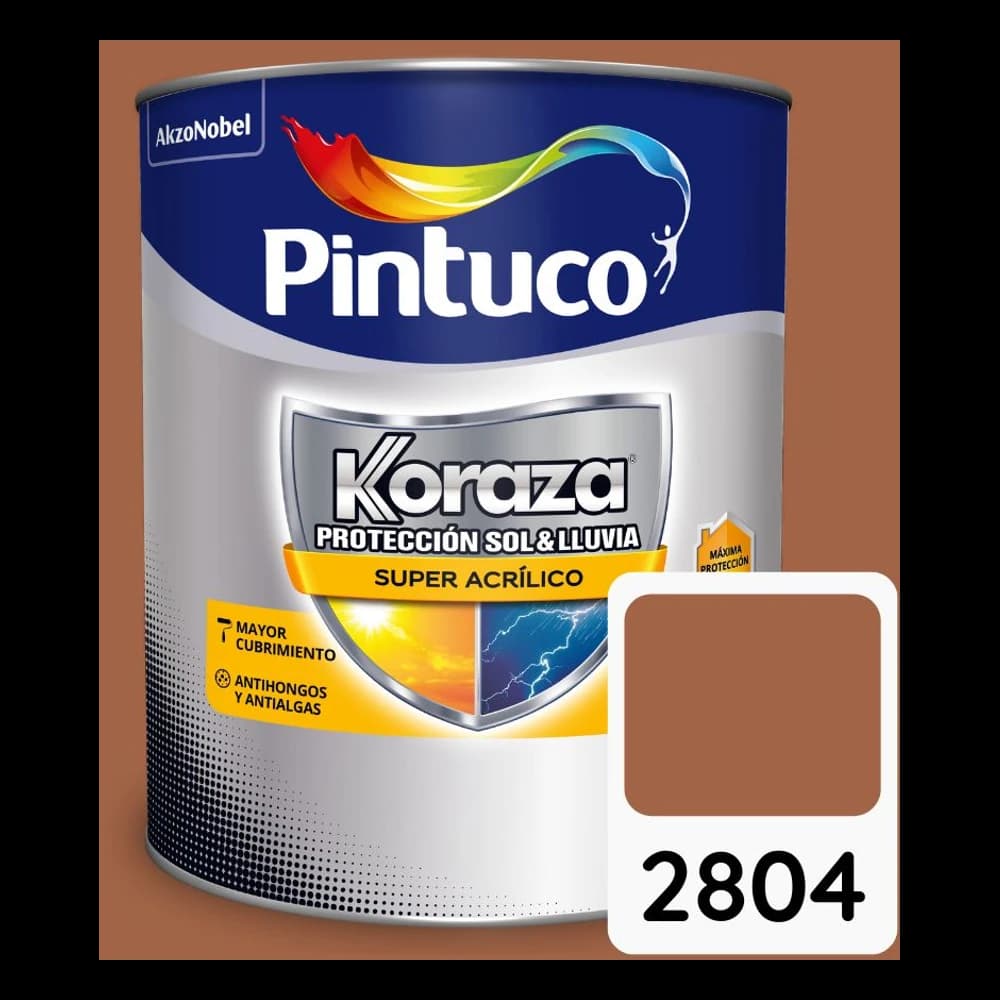 Pintura Koraza Ladrillo mate 2804 Súper acrílica