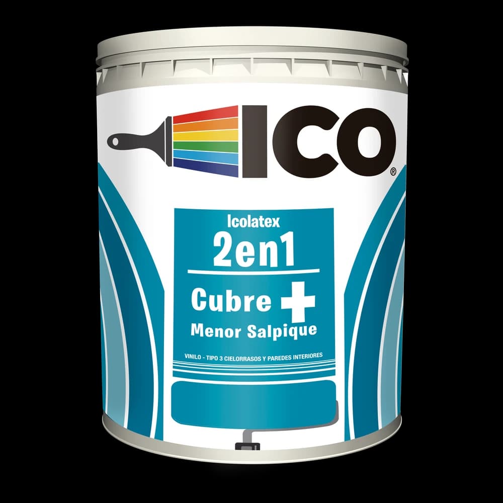 Pintura Ico Icolatex 2 en 1 Blanco